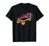 Skateboard rétro pour enfants T-Shirt...