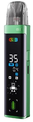 Caliburn G3 Pro Pod |bhLbg 1000mAh 3ml Jo[ W[X[ v |bh X^[^[Lbg dq^oR Vape xCv (xCvohZbg) (Emerald Green)