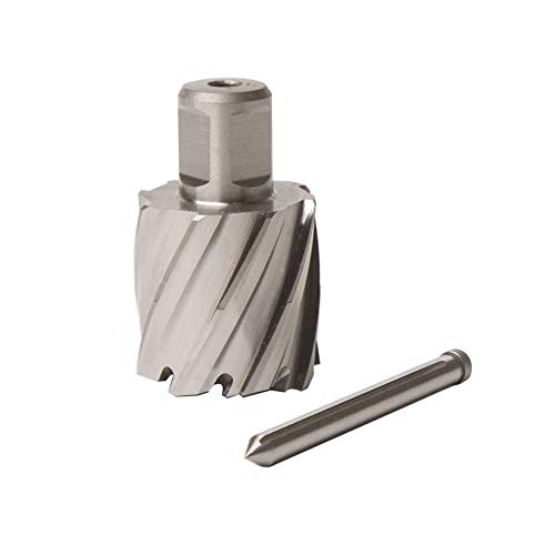 Jancy Slugger by Fein - Cortador anular HSS Nova con pasador de centrado - vástago recto de 34 pulgadas, profundidad de 2 pulgadas, diámetro de 2