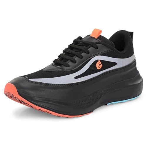 Image of Centrino Casual Sneakers for Men | Shoes for Man Stylish | Lightweight Lace-Up Canvas Shoes with Cushioned Insole | Breathable Comfortable Walking Shoes | Anti-Skid Sole | Mens Shoes for Office Outings (6832)