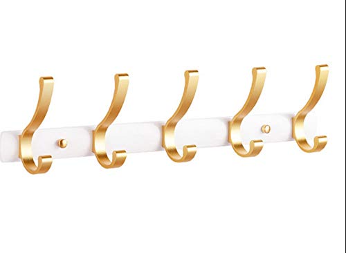 Preisvergleich Produktbild Europäische Weißgold Kleiderhaken Kleiderhaken Wandbehang Wandhaken Badezimmerhaken Schlaghaken Haken