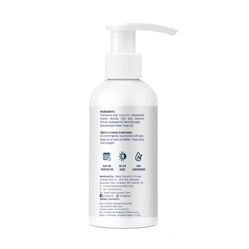 Image of BAKE 2% Tran-Zelaic Pigmentation Corrector Milky Face Wash | For Pigmentation, Dark Spots & Tan Removal | Unclogs Pores | All Skin Types | Removes Blackheads & Whiteheads - 100ml