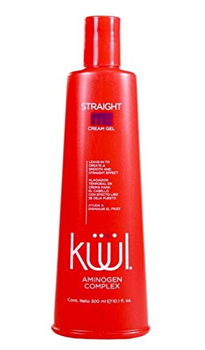 Kuul Straight Me Cream Gel Leave In for Smooth and Straight Effect (Aliciador) 10.1 oz