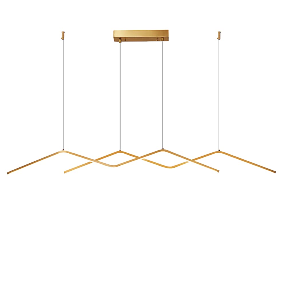 Lustre à Longue Bande en cuivre et lampes à suspension premium en laiton