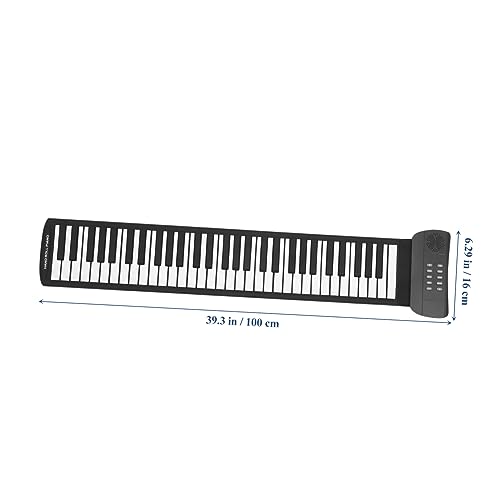 DRESSOOS 61 Rouleau De Piano Support De Clavier D’ordinateur Piano Numérique Piano à Clavier Pour Enfants Synthétiseur Piano Pour Enfants Support De Clavier Pour Bureau Gel De Silice Black - Les Beatles, Paul McCartney, John Lennon, RIngo Starr, George Harrison DRESSOOS 61 Rouleau De Piano Support De Clavier D'ordinateur Piano Numérique Piano à Clavier Pour Enfants Synthétiseur Piano Pour Enfants Support De Clavier Pour Bureau Gel De Silice Black – Image 8