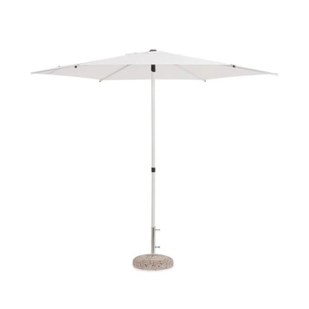 Ombrellone Elix, Rotondo da 2.7 metri con Palo Centrale da 38 mm, Struttura in Metallo, Copertura da 160 Gr/M²
