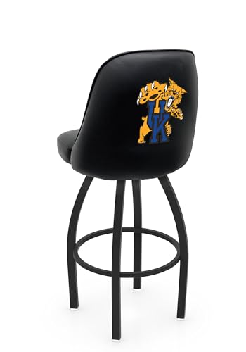 L048 Logo Grizzly Kentucky Wildcat Swivel Bar Stool