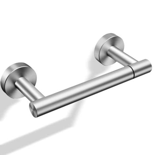 Day Moon™ Chrome Toilet Roll Holder - Brushed Nickel Toilet Paper Holder Wall Mounted