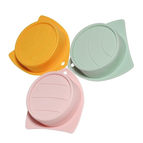 TIDTALEO Pet Can Sealing Lid Set Easy to Use and Silicone Pet Food Storage Can Lid Cover for Freshness