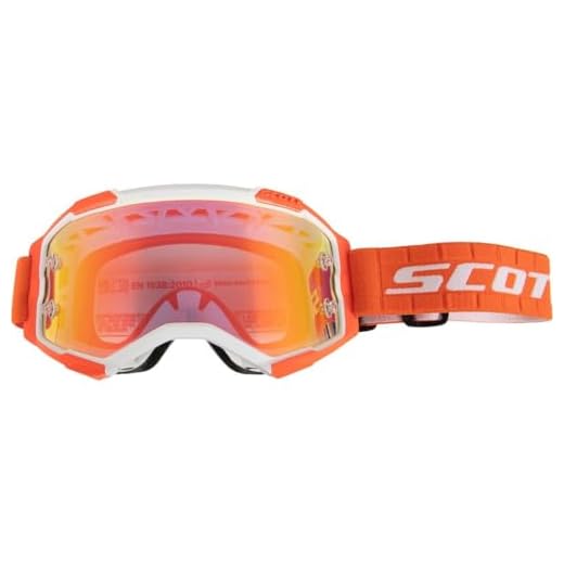 Scott Fury MX Lunettes de motocross / VTT Orange/Orange Chrome Works