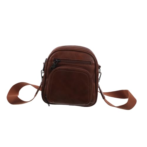 Sac main femme bandoulière ajustable en cuir PU avec compartiments cartes