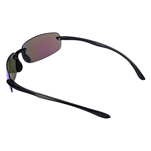 "The Influencer" Sport Wrap Polarized Sunglasses for Men and Women - Lightweight Frames4