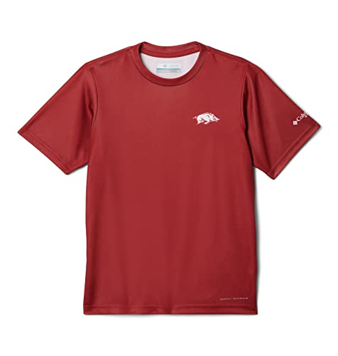 Image of Columbia Kids' Collegiate Terminal Tackle Short Sleeve Shirt