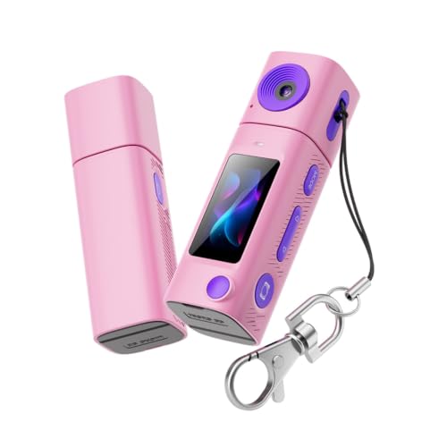 Image of Lipstick Series Thumb Mini Camera, 2K HD Portable Pocket Sports Camcorder with Long-Lasting Battery for Students Outdoor Video & Photography Recording(G10 Pink)