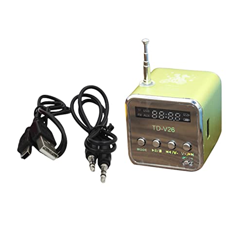 ポケットラジオ充電式 - ラジオポータブルF | デジタルP3プレーヤー、LCDディスプレイ、3.5インターフェースと互換性、2インチ四方、600Ahバッテリー