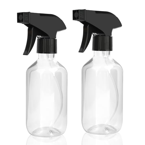 2 Pièces 300ML Vaporisateur Bouteilles Vide Rechargeable, Flacon Pulvérisateur, ,Brumisateur Rechargeable, Spray Bouteille pour le Nettoyage, les Cheveux, le Jardinage...