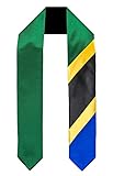 Tanzania Flag Graduation Sash/Stole International Study Abroad Adult Unisex