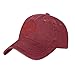 2026 Chinese Lunar New Year Horse Hat for Men Fashion Washed Distressed Wine Red