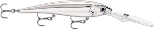 Rapala Gold Miner Spoon Lure, Casting Spoon, Trout Salmon Walleye Fishing Lure, Flashing Metal Spoon, 4-3/4", Pure Chrome