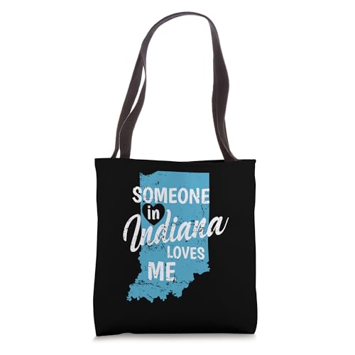 Bolso tipo tote Indiana Someone in Indiana Loves Me USA América miniatura 1