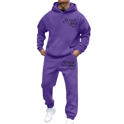 Survêtement homme pour éviter le froid ensemble confortable streetwear Y2K