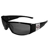 NCAA Siskiyou Sports Fan Shop Georgia Bulldogs Chrome Wrap Sunglasses One Size Black