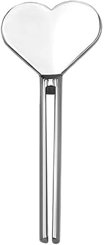DTREEL Exprimidor de pasta de dientes de metal, exprimidor de tubo en forma de corazón, tubo prensatelas, rodillo dispensador de llaves para pasta disponible en Yaxa Colombia