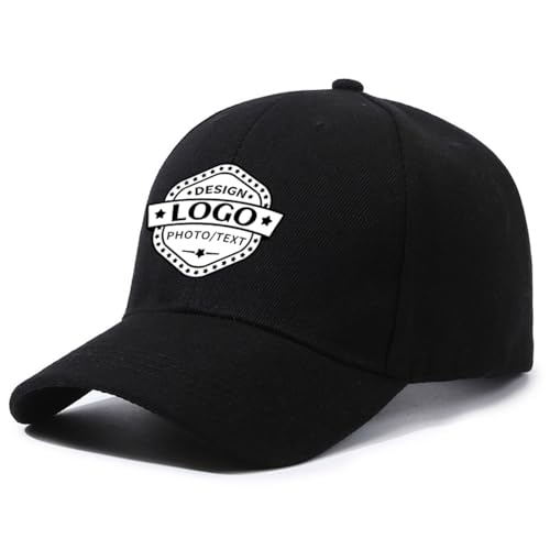 Custom Hats Personalized Hats for Men Women Design Your Own Black Customized Baseball Cap Bulk Custom Trucker hat with Logo