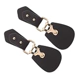 DECHOUS Hebillas de Aleación para Abrigos de Mujer, Botones de Cierre Vintage de Palanca, 2 Piezas Marrón para Coser, Accesorios de Gancho Ajustable para Chaquetas y Suéteres, Uso Diario