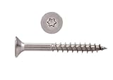 schrauben-direkt.com - Juego de 200 tornillos torx (acero, 4 x 40 mm)