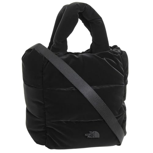 [ザノースフェイス] バック レディース ショルダーバッグ 2way 斜めがけ PLUMPY TOTE BAG MINI THE NORTH FACE (MATTBLACK/ブラック) [並行輸入品]