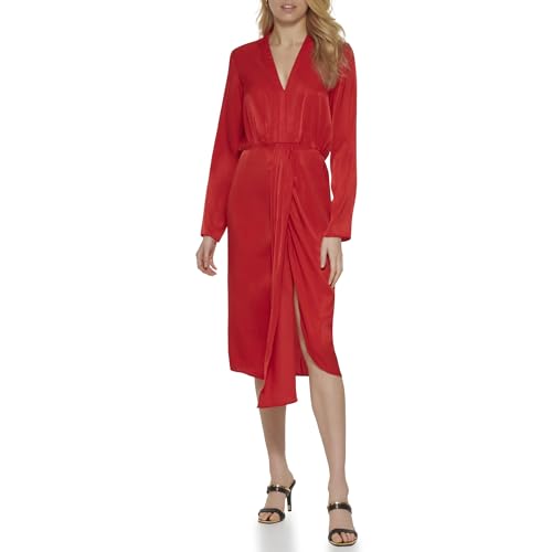 Robe de chambre en satin DKNY pour femme : l'élégance au quotidien
