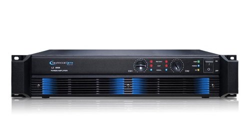 Technical Pro LZ8000 Professional Power Amplifier, 8000W Peak Power, 20Hz-20kHz Frequency Response, 20 kohm Input Impedance