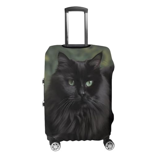 Cat Lying on Blanket Luggage Cover Elastic Suitcase Protector Case Anti-Scratch Washable Baggage Covers Protector For Traveling, Aircraft Consignment XL4