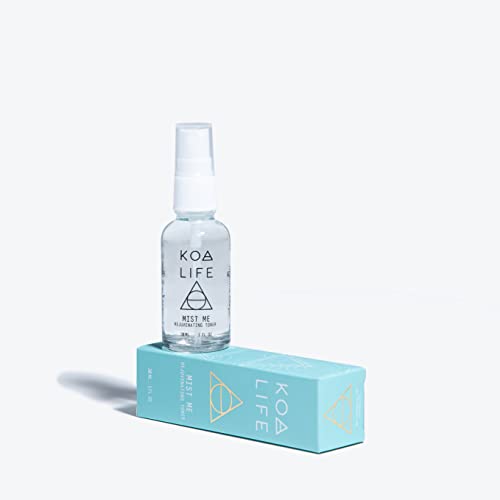 Koa Life Mist Me Face Toner, Hypoallergenic, Quick-Absorbing Skin-Purifying, Cleanse & Recondition Skin, Non-Comedogenic, Anti-Aging With Witch Hazel And Eucalyptus Face Spray, 1 Fl Oz #TOP3