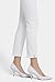 NYDJ Women's PULL ON SKINNY ANKLE JEAN WITH SIDE SLIT Pants, -optic white, 6