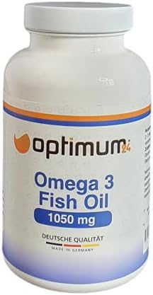 Premium Omega 3 Fish-Oil| HIGH German Quality Omega-3 Capsules| 210 Very Small Softgels with 525 EPA & 350 DHA per Day | Fish-Oil-Capsules | Made in Germany| Essential Fish-Oil