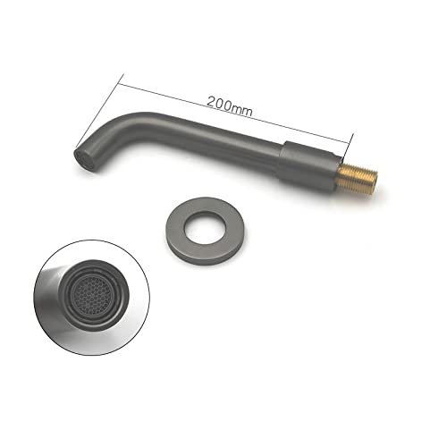 Robinet mural salle de bain double levier pour vasque - 4