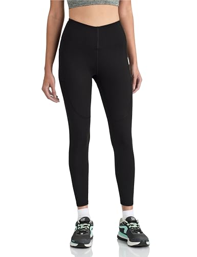 Image of Symbol Premium Women's Ankle-Length Super Stretch Sports Leggings | Snug Fit | Moisture-Wicking | Activewear | Gym | Yoga | Running (Available in Plus Sizes)