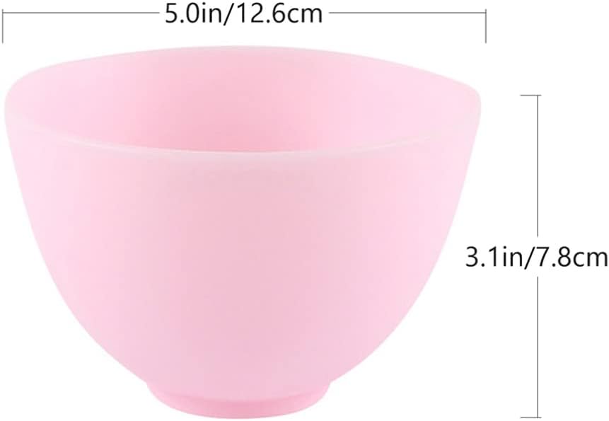 Cabilock Facial Kit 6PCS Silicone Face Mixing Bowl Facial Mud Bowl Cosmetic Mixing Bowl Hair Color Bowl Hair Coloring Dye Mixing Tint Bowls Condiment Bowls Face Mask Mixing Bowl Set : Beauty & Personal Care