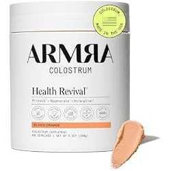 ARMRA Colostrum Powder, Blood Orange, 90 Serving Jar