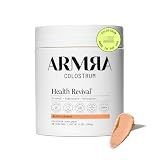 ARMRA Colostrum™ Premium Powder, Grass Fed, Gut Health Bloating Immunity Skin & Hair, Contains 400+ Bioactive Nutrients, Potent Bioavailable, Keto, Gluten & Fat Free (Blood Orange | 90 Servings)