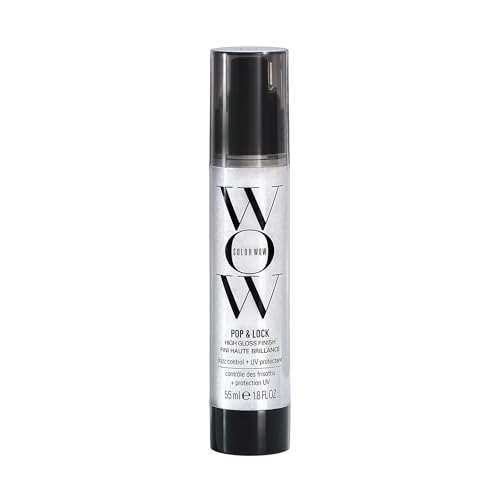 COLOR WOW Pop & Lock Anti-Frizz Hair Serum | Termoprotector con Efecto Antiencrespamiento para Cabello Seco | 55 ml