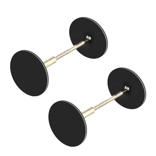 Set de couvercles de trous de poignée, bouchon de porte rond décoratif, remplisseur de trou métallique, plaque de couvercle pour poignée de porte, réparation de...