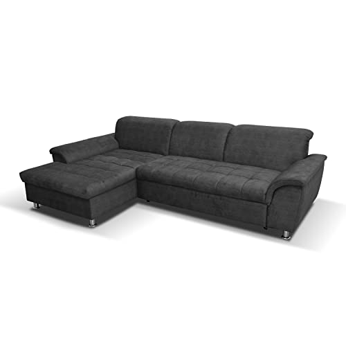 Kabs® Ecksofa Drenchia - gemütliches graues Sofa in L Form mit...