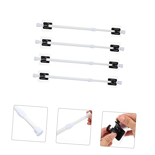 Tringle extensible sans perçage résistante pour rideaux et fenêtres - 4