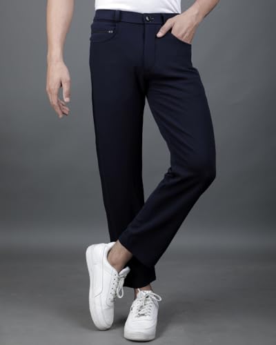 Image of Noble Monk Men's Regular Fit Mid Rise Pants