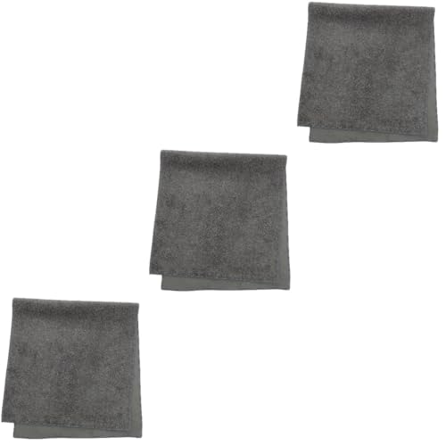 VALICLUD 3 Piezas Toalla de Microfibra Ultra Absorbente para Lavado de Autos Paño de Limpieza Compacto y Suave para Superficies para Ventanas de Autos Pantallas de TV y Color Gris con Bolsa