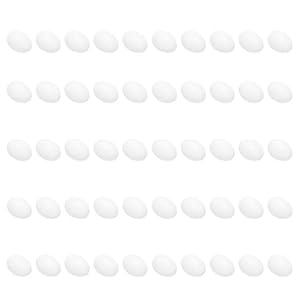 Kunstmatige Eieren, Valse Vogeleieren Lichtgewicht 50pcs Plastic Valse Eieren Veilig Te Gebruik voor Schilderen DIY