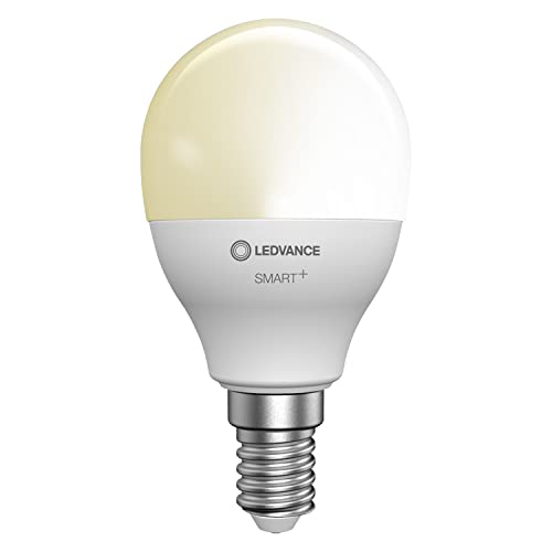 LEDVANCE Smart LED lamp with ZigBee Technology, E14-base matt Optics,Warm White (2700K), 470 Lumen, 40W-Replacement